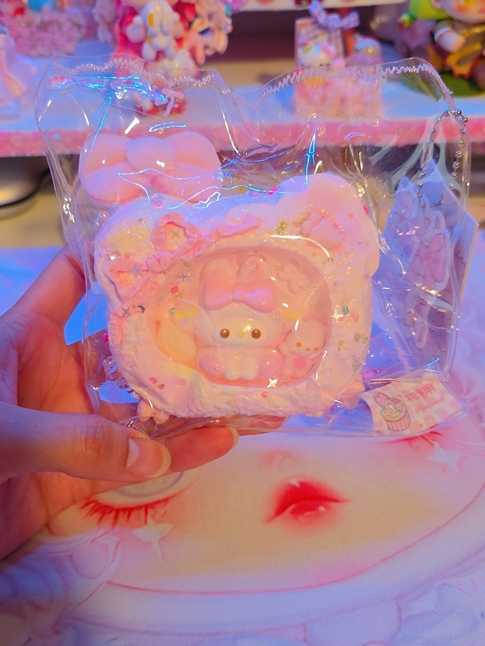 Kawaii Pink Melody Squishy